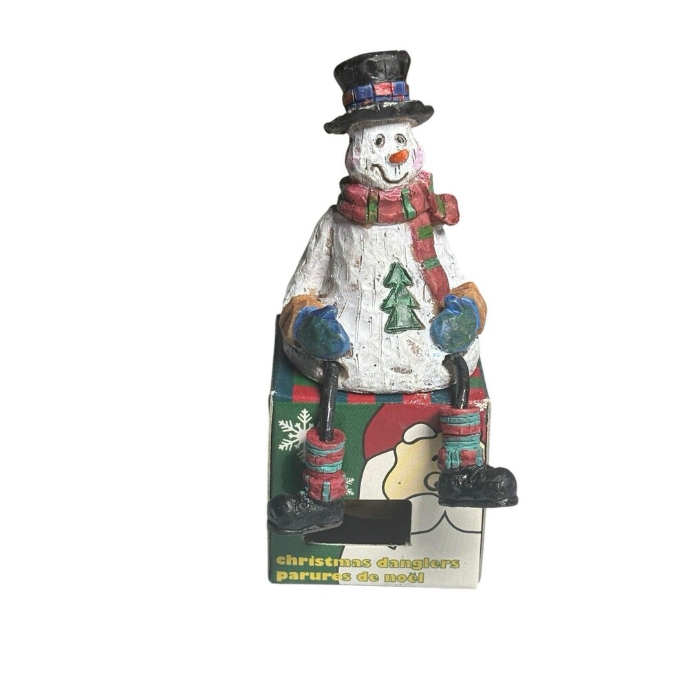 Christmas Dangler Snowman Cork Wine Party Hostess Gift